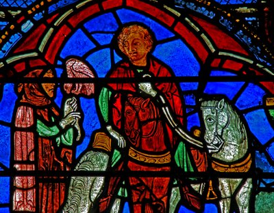 St Cheron-vindue: hawking? (w15) af French School