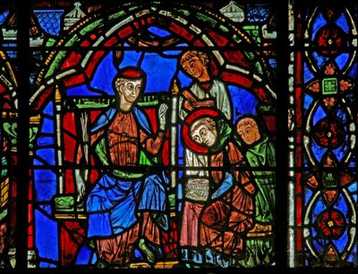 St Cheron-vindue: lærer at læse (w15) af French School