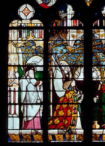 Sankt Jakob og bebudelsens engel, fra Jacques Coeur-kapellet af French School