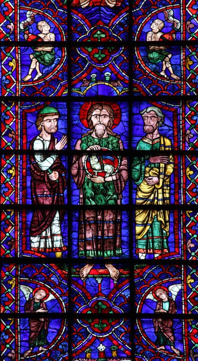 Johannes Baptist med Agnus Dei (w106) af French School