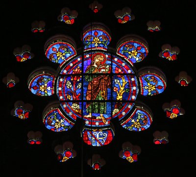Johannes Døberen i ørkenen med Agnus Dei (w116) af French School