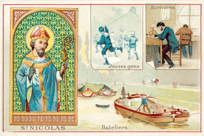 St Nicholas (chromolitho) af French School