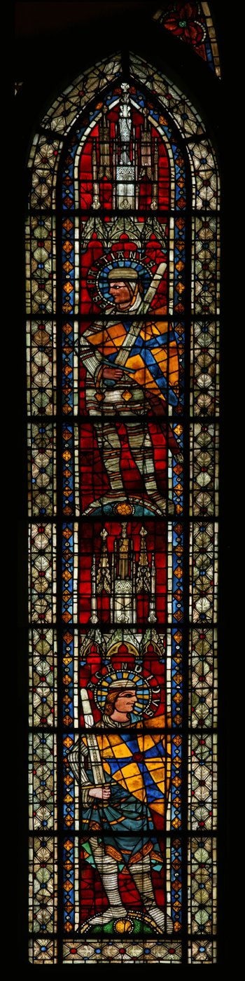 St. Sebastian over St. Candide af French School