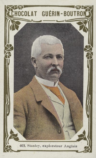 Stanley, engelsk opdagelsesrejsende (farvet foto) af French School