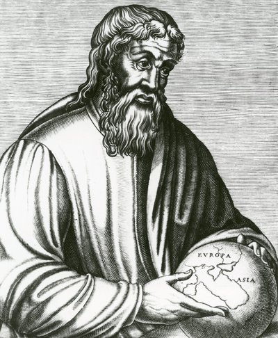 Geografen Strabo, 1500-tallet af French School
