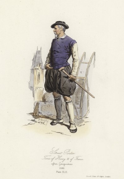 Gadeportør fra Henry III af Frankrigs tid af French School