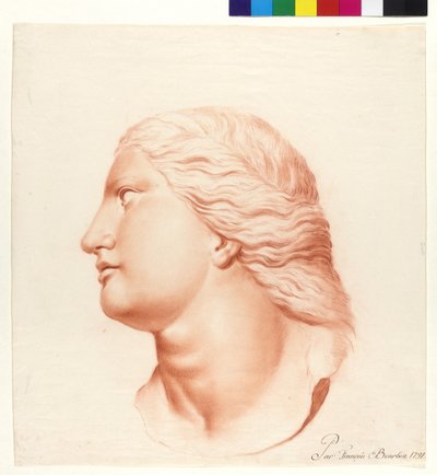 Studie baseret på statue (datter af Niobe) af French School