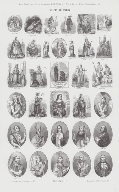 Religiøse emner af French School