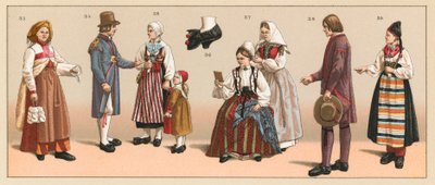 Sverige Kostume af French School