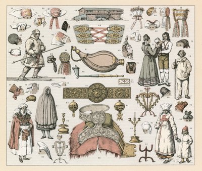 Sverige kostume af French School