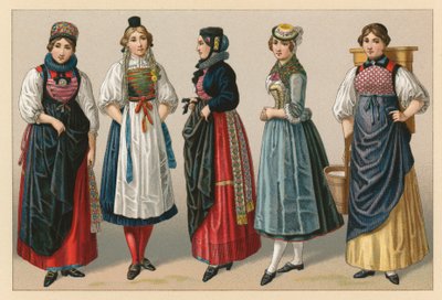 Schweiz kostume af French School