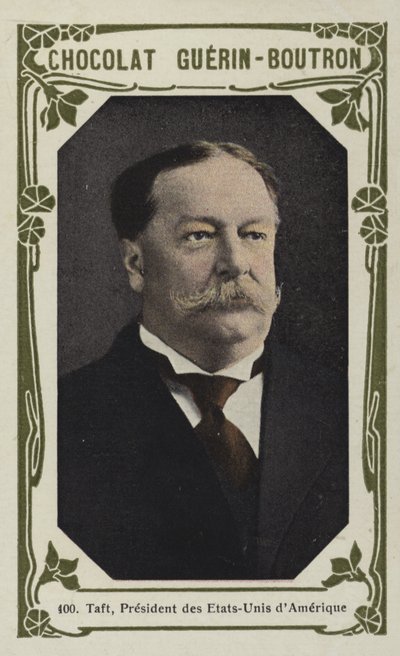 Taft, præsident for USA (farvet foto) af French School