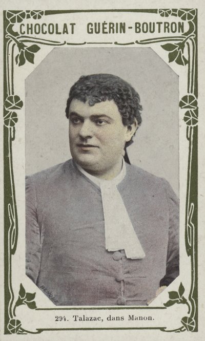 Talazac, i Manon (farvet foto) af French School