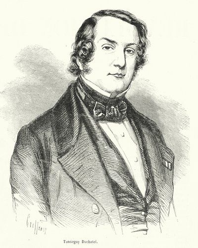 Tanneguy Duchatel, fransk politiker og indenrigsminister, der mistede sit embede i den franske februarrevolution i 1848 af French School