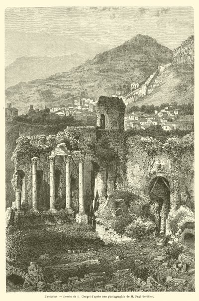 Taormine (gravering) af French School