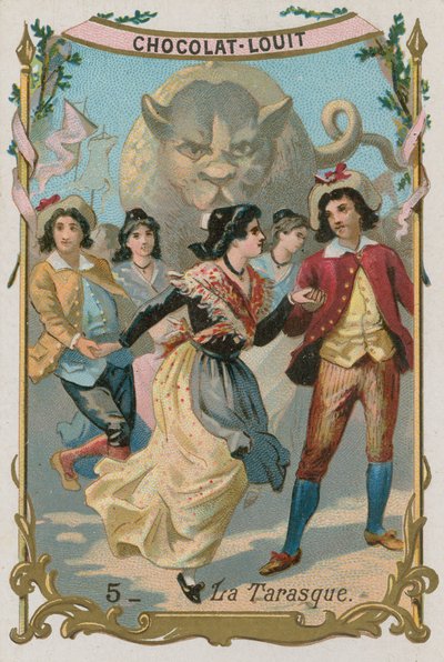 Tarasque, den legendariske drage fra Provence af French School