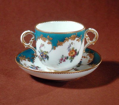 Tasse a toilette, Vincennes værksted (porcelæn) af French School