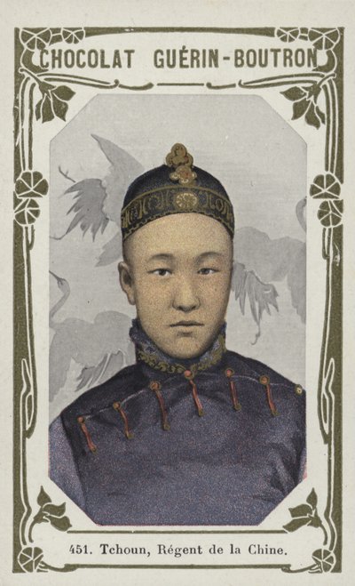Chun, Kinas regent (farvet foto) af French School