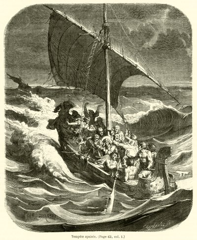 Afdæmpet storm (gravering) af French School