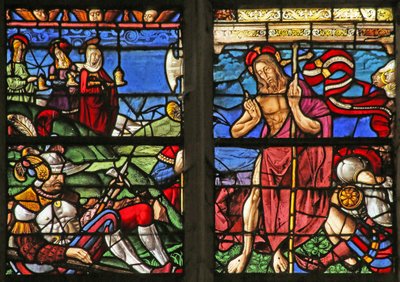 De 12 apostle ved Jomfru Marias død af French School