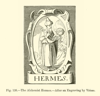 Alkymisten Hermes (gravering) af French School