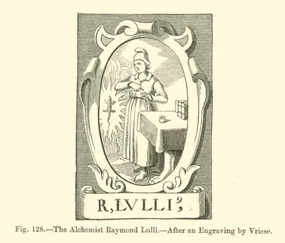 Alkymisten Raymond Lulli (gravering) af French School