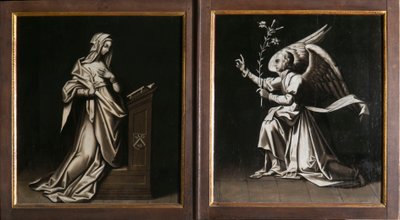 Bebudelsen. Triptykon af Aubery af French School