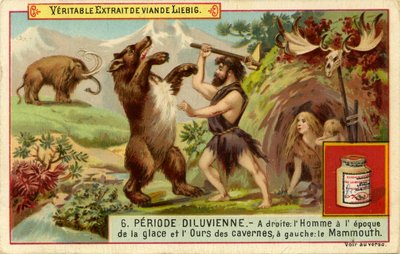 Den antediluvianske periode, Liebig Card af French School
