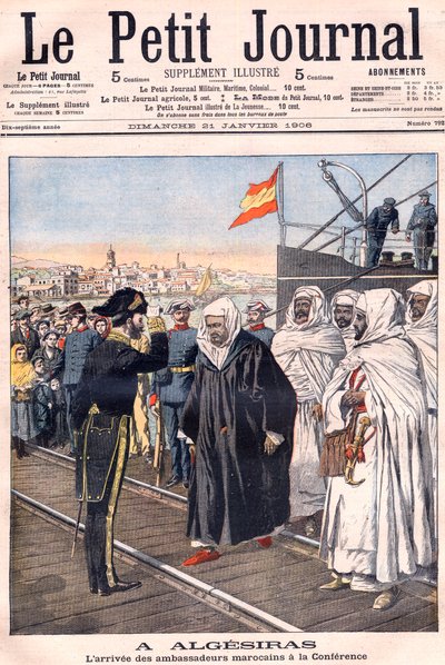 Ankomsten af de marokkanske ambassadører, herunder Sidi-Mohammed Torres til Algeciras-konferencen, fra 