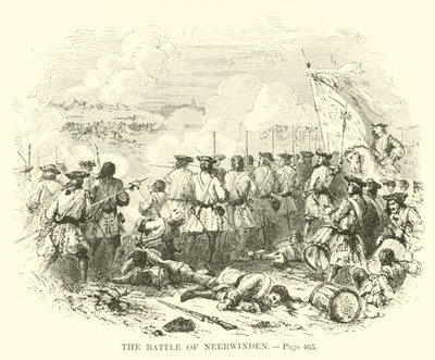 Die Schlacht von Neerwinden von French School