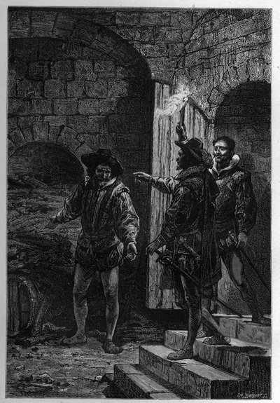 The Capture of Guy Fawkes - Arrest of Guy Fawkes (Guido Falxius, kendt som John Johnson, engelsk katolik af French School