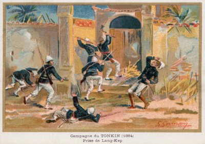 Erobringen af Lang-Kep af French School