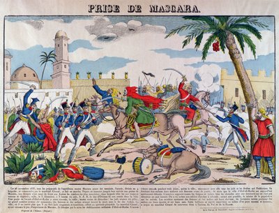 Capture of Mascara af franskmændene under kommando af Bertrand Clauzel i 1835 af French School