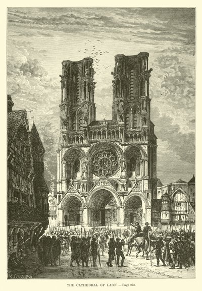 Katedralen i Laon af French School