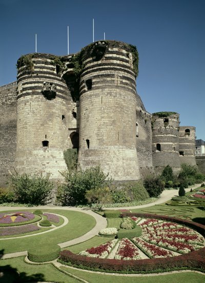 Chateau dAngers, færdiggjort 1238 af French School