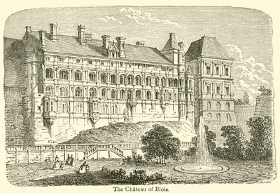 Chateau de Blois (gravering) af French School