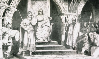 The Crowning of Chilperic II (670-720), fra 