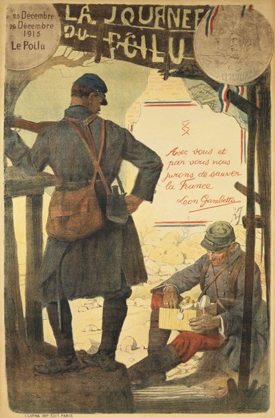 Poilu-dagen, 25.-26. december 1915, 1915 af French School