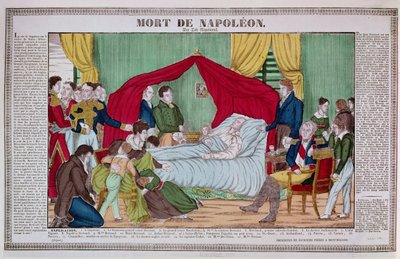 Napoleon Bonapartes (1769-1821) død ca. 1840 af French School