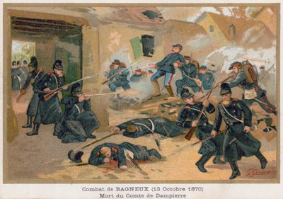 Comte de Dampierres død under kampene ved Bagneux af French School