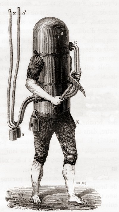 Karl Heinrich Klingerts dykkermaskine af French School