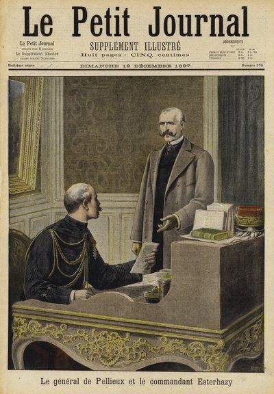 Dreyfus-affæren, 1897 af French School