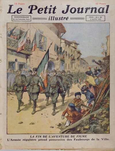 The End of the Fiume Adventure, fra Le Petit Journal, 9. januar 1921 af French School