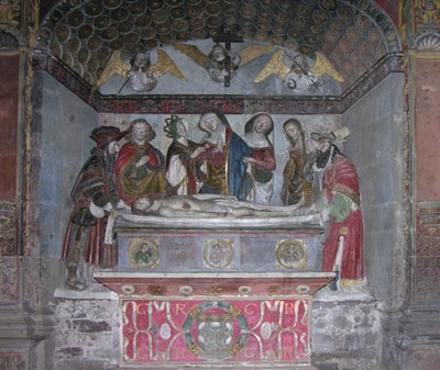 Gravmælet, ca. 1523 (malet sten) af French School
