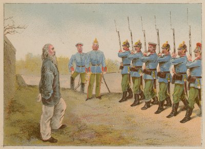 Henrettelsen af Francois Debergue af French School
