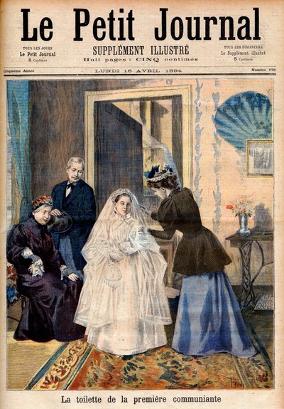 The First Communicant, illustration fra 