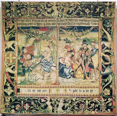 Flugten til Egypten og tilbedelsen af magi, 1565 af French School