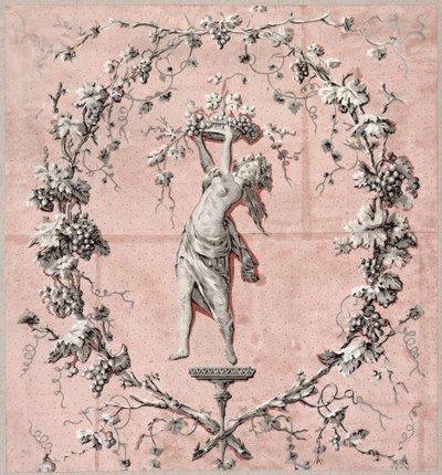 De fire årstider: efterår, ca. 1785 (tapet) af French School
