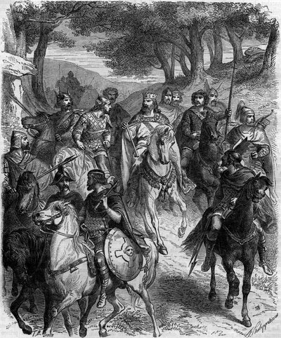De franske herrer ved forsamlingen i Quiercy: Quierzys kapitular (grundlægger feodalitartikler af hædersarven), udråbt den 14. juni 877 i Quierzy sur Oise af Charles den Skaldede for at regulere den gnidningsløse drift af hans imperium, mens han var af French School