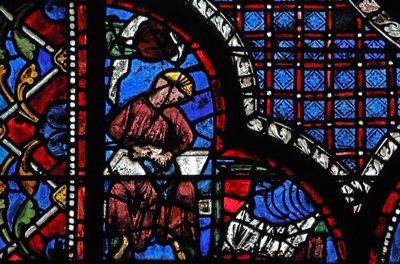 Det barmhjertige samaritanske vindue: donorerne - skomagere (w44) af French School